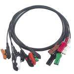 LL style MRI Radio Translucent Wire 5 Lead ECG Radiotranslucent Cable and Lead