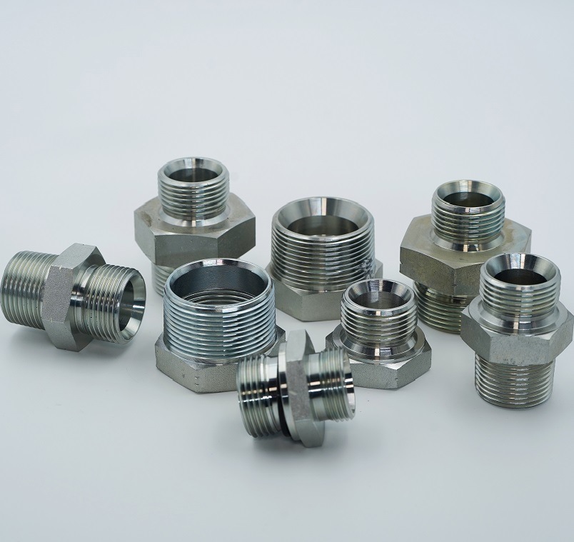 China Factory Manufacture 300psi Flange Metric External Thread Hydraulic Transition Hose Fitting