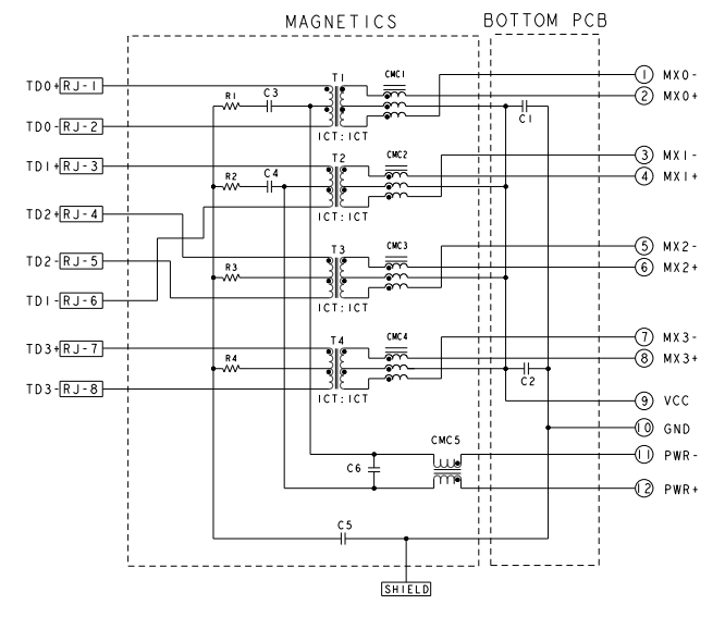 1-1840861-4 MagJacks Datasheet