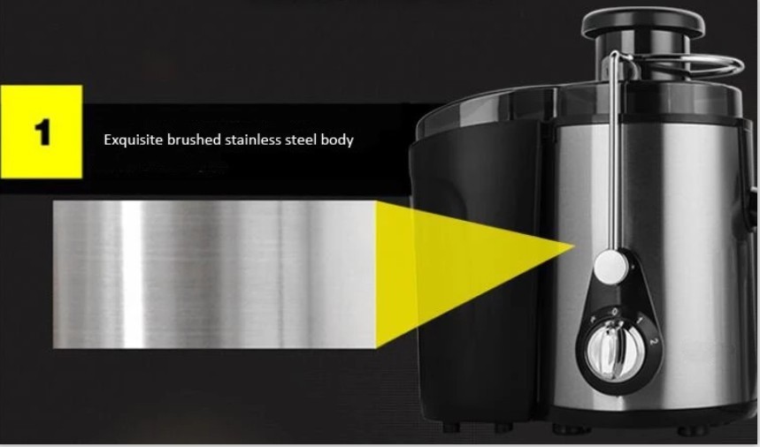 1000 ml new original Electric Juicer Juicer Machine Fruit and Vegetable Juicer Extractor Wide Mouth Centrifugal Dual-Sp