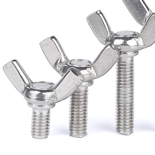 Stainless steel Thumb Screw custom bolts nuts screws Machine Wing Butterfly