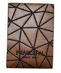 Brown Personalized Logo Embossed up high quality Leather Patches for Jeans