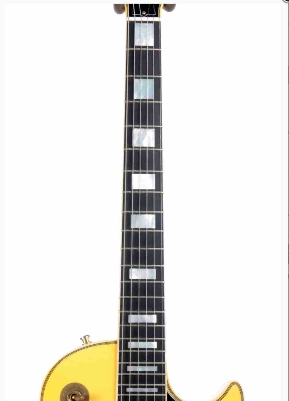 Custom Heavy Relic Randy Rhoads 1974 Antique Electric Guitar in White Cream Color