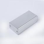 Small Lightweight Aluminum Case Width 40mm Height 25mm Length 80mm In Anodized