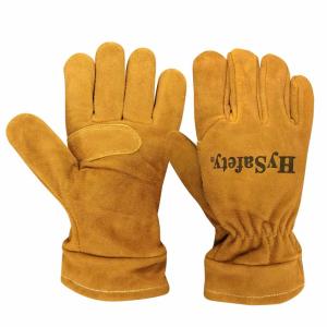 Quality NPFA1977 Dexterity Gauntlet Firefighter Gloves , Leather Wildland Fire Gloves wholesale