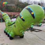 Waterproofing Rideable Animatronic Insect Animatronic Caterpillar For Theme Park