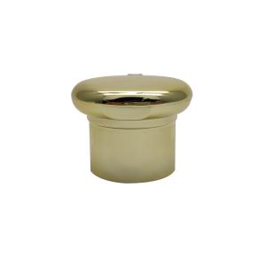 Quality 30.4mm Height 24/415 Plastic Flip Top Cap Electroplating Crown Shape wholesale