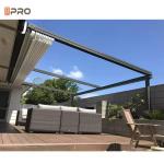 Outdoor Aluminum Frame Pvc Awning Sunshade Waterproof Retractable Roof Awning