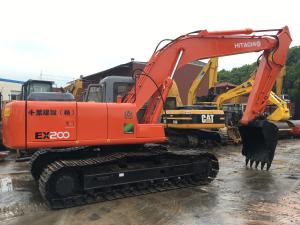 Quality sell 20 ton Japan excavator Hitachi EX200-5 with breaker line and good working condition wholesale