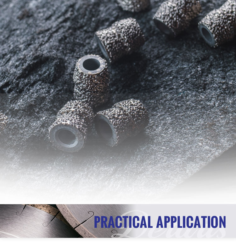 Cutting Spare Parts Sintering Diamond Wire Saw Beads for Stone Cutting Applications