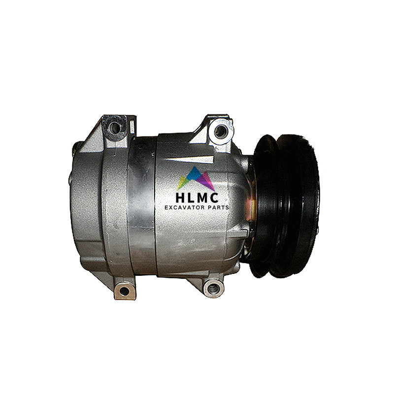 Car Ac Compressor 24V Excavator R200W-7A R210LC-7A R210LC-7H 11N6-91040 WXTK022 Single A AC Compressor Hyundai-9