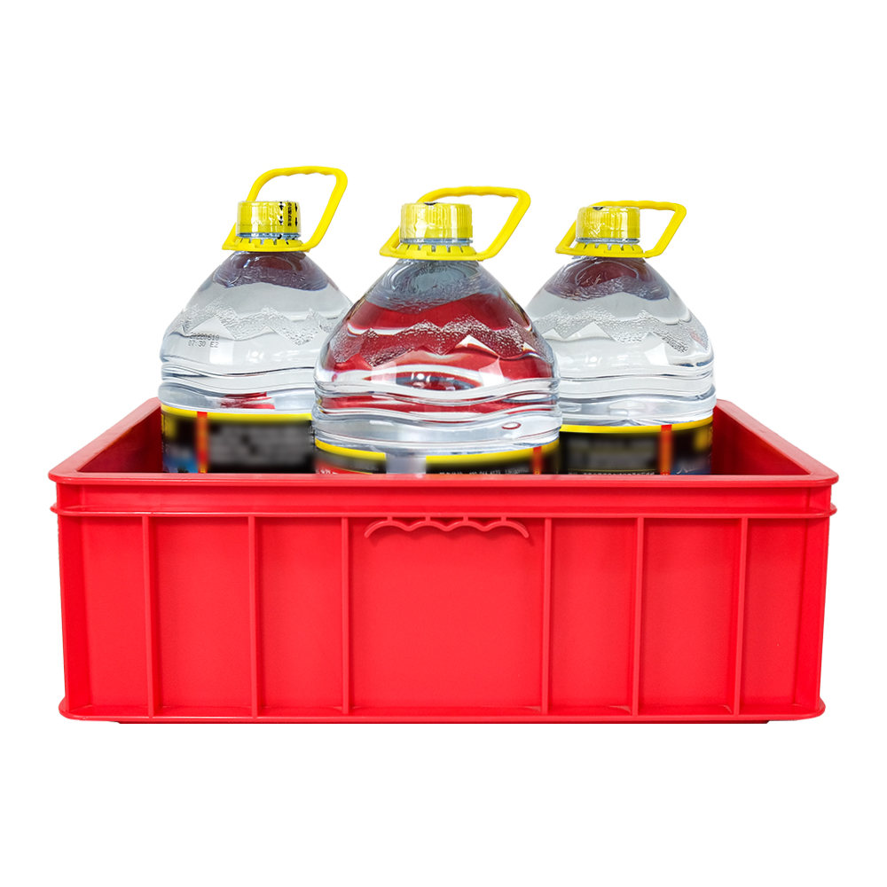 Customized Logo PP Turnover Box for Stackable and Durable Fruit Transportation Crate