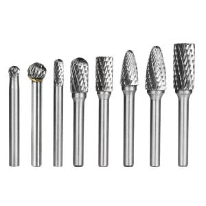 Quality Best 1/4&quot; Tungsten Carbide Die Grinder Bits Set (8pcs) For Polishing Steel Wood Metal wholesale