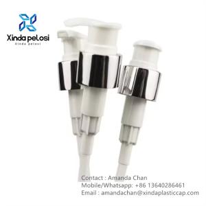 Quality Aluminum Plastic Cap Soap Dispenser Pump Lotion Dispenser Pump for bottle wholesale