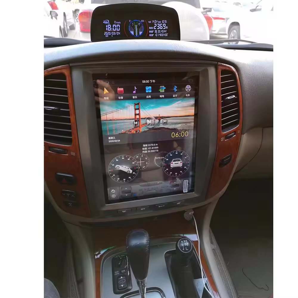 Android Car Multimedia 12.1 Inches For Toyota LC100 1992-2007 Car Video
