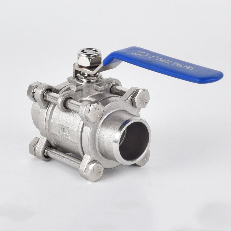 Hot Selling 3PC Stainless Steel Welded Ball Valve