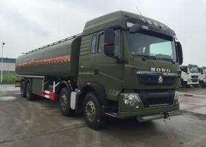 Quality HOWO Stainless Steel 8X4 Petroleum Oil Storage Tank Fuel Delivery Truck 30 CBM wholesale