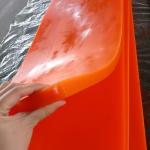 Conveyor 80 Shore A Steel Metal Back Polyurethane Wear Liner Lining