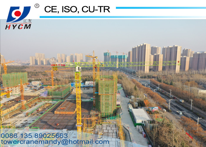 1.5ton Tip Load 160m Attaching Height Model Tower Crane 6tons Topless Tower Crane 800KN.m Self Climbing Crane