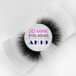 Real Natural Mink Individual Lashes Black Color Customized Packaging