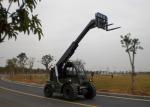 Rear Wheel Steering Telescopic Reach Forklift , Hydraulic Brake Boom Lift Truck
