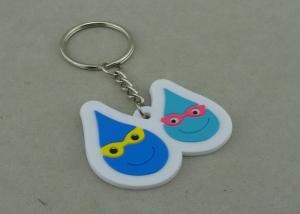Quality Small Blue Promotional Customized Keychains For Give Away Gifts wholesale