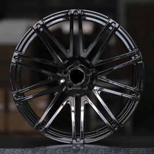 Quality new staggered forged aftermarket Gloss Black forged wheel wholesale