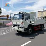 Howo Light 4*2 truck Yuchai Engine Euro3 130Hp 11CBM Mini dumper for sale in