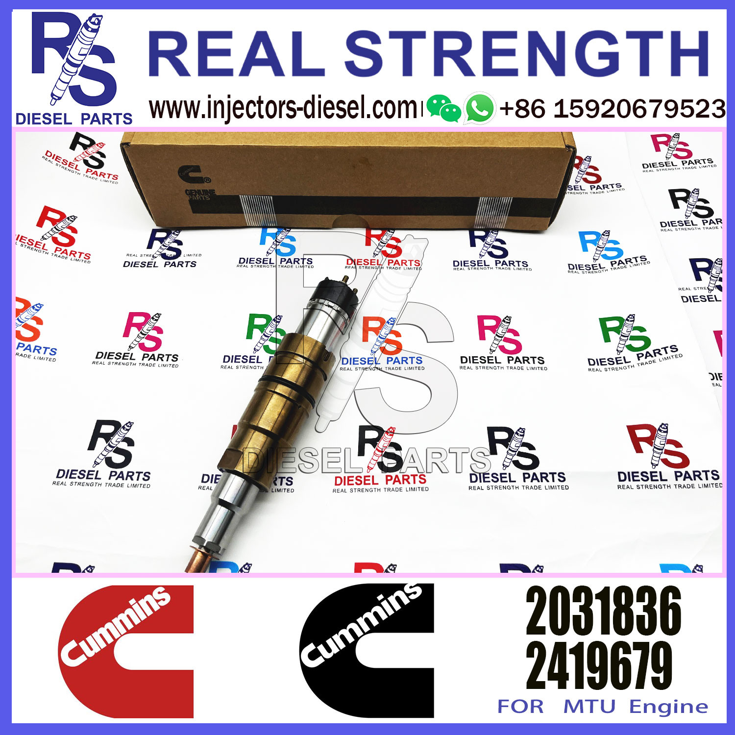 Diesel Injector 1881565 1933613 2031836 2086663 Common Rail Injector