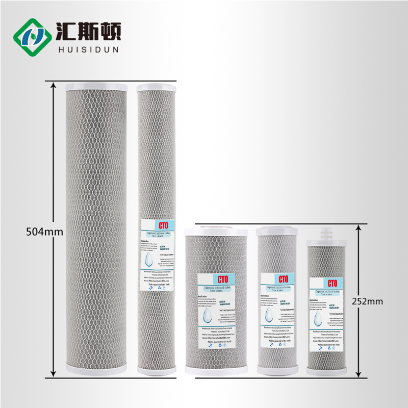 10 Inch Cto Household Activated Carbon Filter with Max. Operating Pressure 0.4MPa