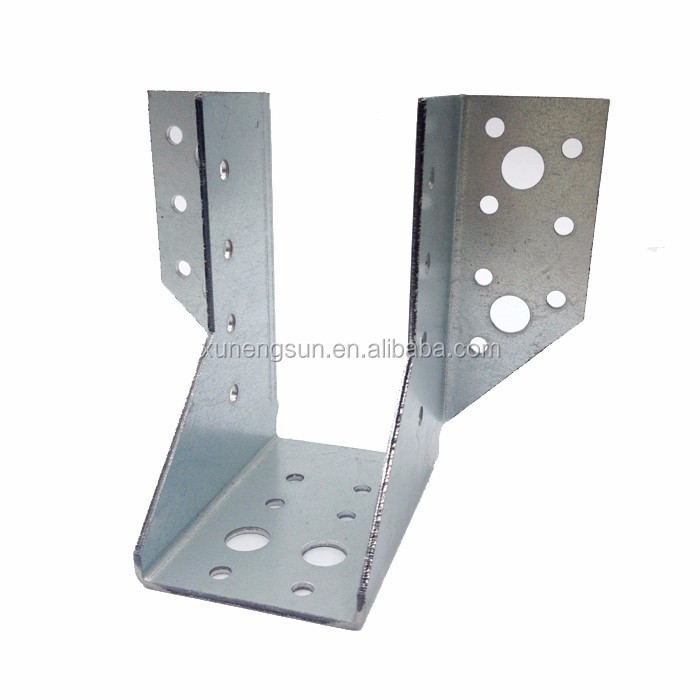 Lumber Fastener Galvanised Metal Roof Support Bracket for Punching Process
