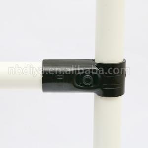 Quality 90 Degree Black Metal Pipe Connectors Elbow Pipe Fitting For Pipe Racking System wholesale