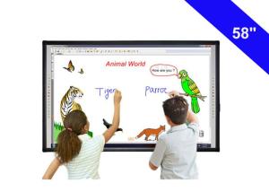 Quality 58&quot; Digital Touch Screen Interactive Whiteboard In The Classroom USB Cable Power Supply wholesale