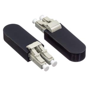 China Compact Footprint Fiber Optic Patch Leads LC Loopback Test Module 62.5/125um on sale