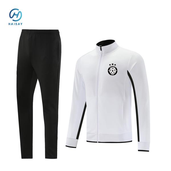 Unleash Your Potential with Our White Football Training Tracksuit Team Logo