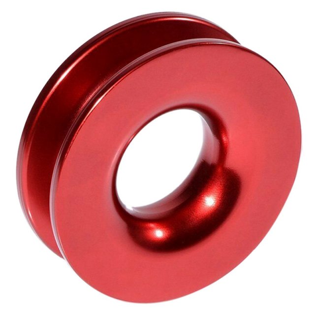 Custom Logo Accepted Offroad Vehicle Winch Snatch Aluminum Recovery Ring with Soft Shackle