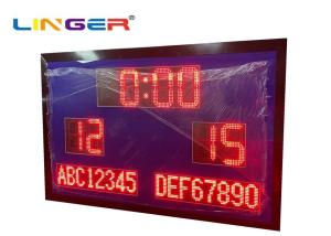 Quality 1300MMx2000MMx90MM Outdoor Soccer Scoreboard With Waterproof Cabinet wholesale