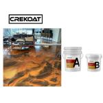 Super Gloss Clear Industrial Metallic Epoxy Floor Coating Two Components