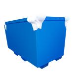 200kg Outdoor Industrial Metal Scrap Bins Collection Transfer Equipment Waste