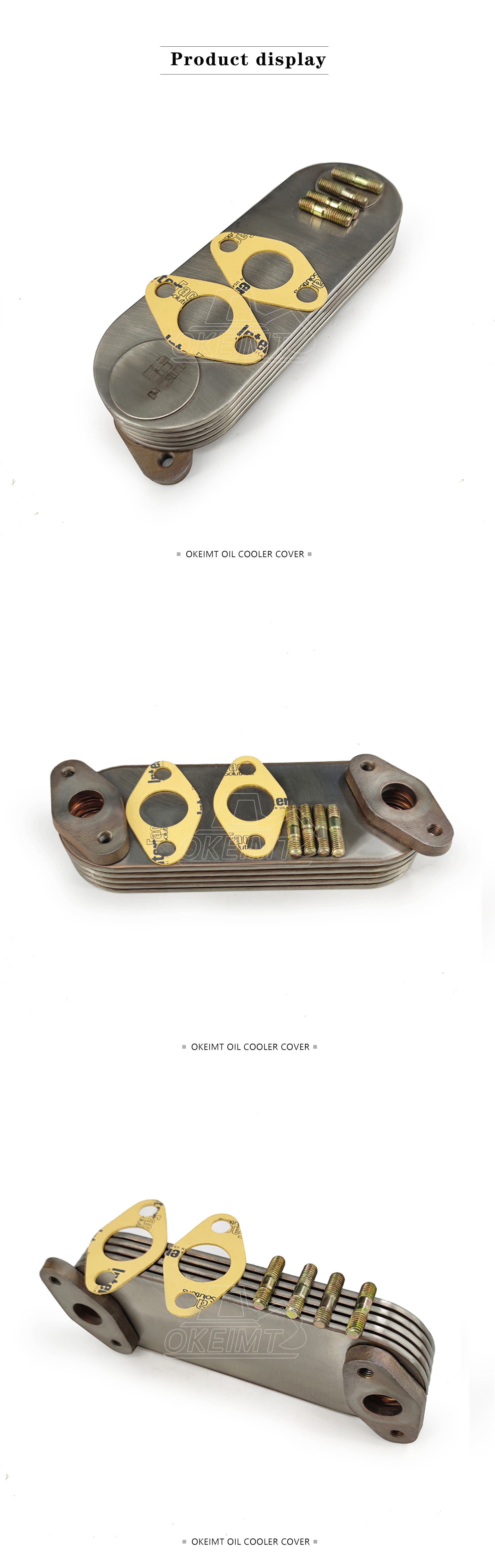 High Quality Excavator Diesel Engine Parts 4D105 6134-61-2113 600-651-1421 Oil Cooler Core