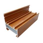 Slot Alloy Extrusion Profiles , Sand Balst Aluminum Door Frame Extrusions