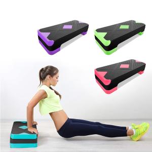 Quality 26.8in 16cm Aerobic Step Deck Yoga Fitness Up Boxes With Riser wholesale