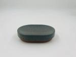 Ceramic Bathroom Countertop Acceessories Sets Round Shape Two-tone Black Pump