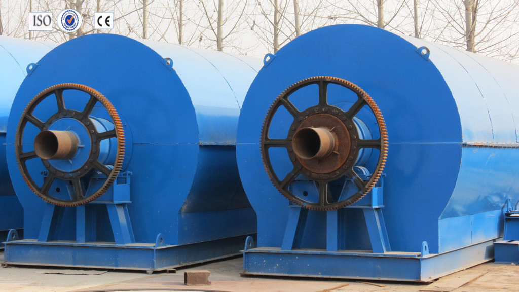 European Standard Continuous Waste Tyre Pyrolysis Plant For Making Fuel Oil