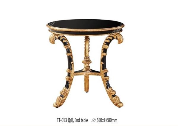 Wooden tabe side table end table living room set coffee table classical table