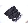 Buy cheap Wholesale 100% Remy Human Hairpiece Body Wave Jet Black Color 13x4 Lace Frontal from wholesalers