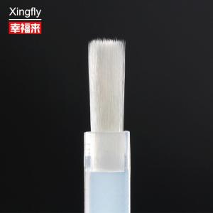 Quality Nail Polish Brush White Flat Hair Acrylic Nail Art Brushes Nail Polish Replacement Brush wholesale