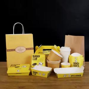 Quality Wholesale Custom Food Grade Boxes Burger Chicken Fries Packaging wholesale
