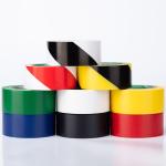 Colorful Yellow Black PVC Marking Tape For Hazard Pe In Underground Road