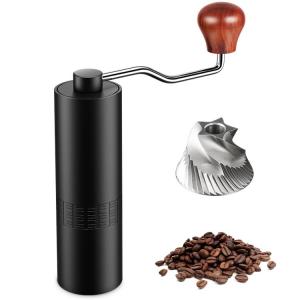 Quality Hand Crank Burr Electric Handheld Coffee Grinder Adjustable 28g Portable Wooden wholesale